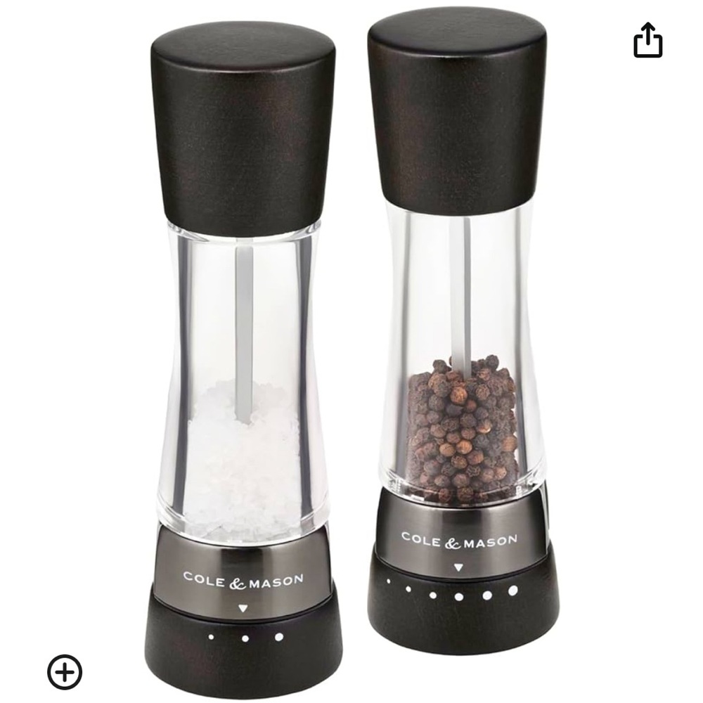 SOLD! NEW Cole & Mason Salt and Pepper Grinder Set